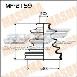 MF2159 Masuma bota de proteção externa de junta homocinética do semieixo dianteiro