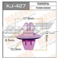 Cápsula (prendedor) de fixação de placas sobrepostas do acesso KJ427 Masuma