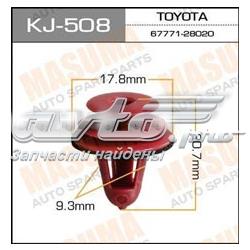 Пистон крепления обшивки двери 940908320 Suzuki