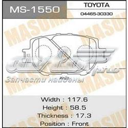 Передние тормозные колодки MS1550 Masuma