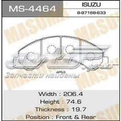 Передние тормозные колодки MS4464 Masuma