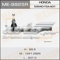 ME9925R Masuma наконечник рулевой тяги внешний