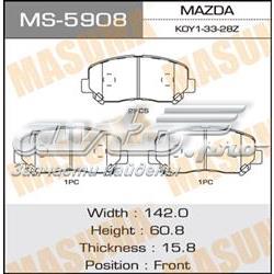 Передние тормозные колодки MS5908 Masuma