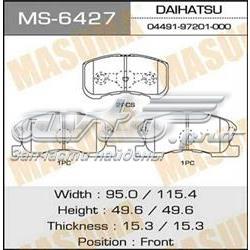 Передние тормозные колодки MS6427 Masuma