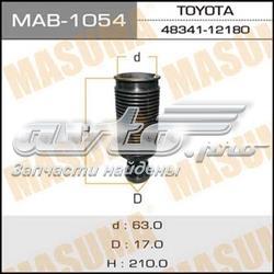 4834112180 Toyota pára-choque (grade de proteção de amortecedor traseiro + bota de proteção)