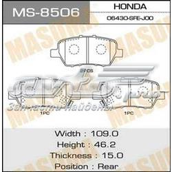 Задние тормозные колодки MS8506 Masuma