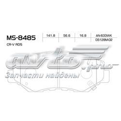 MS8485 Masuma sapatas do freio dianteiras de disco