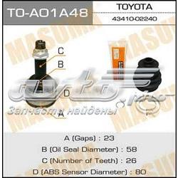 TOA01A48 Masuma junta homocinética externa dianteira direita