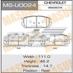 Задние тормозные колодки MSU0024 Masuma