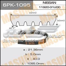 6PK1095 Masuma Поликлиновый ремень