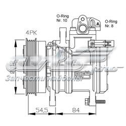 32439G NRF compressor de aparelho de ar condicionado