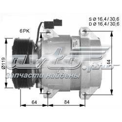 Купить 32483G NRF Компрессор климатической установки