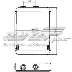 Радіатор опалювача салону 53215 NRF
