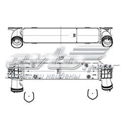 818594 VALEO radiador de intercooler