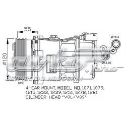 32206G NRF compressor de aparelho de ar condicionado