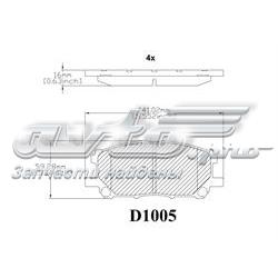 CMX1005 Friction Master Колодки передние