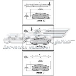 Передние тормозные колодки CMX1015 Friction Master