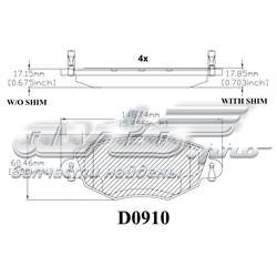 Колодки Friction Master MKD910 цена, от 19.36 USD