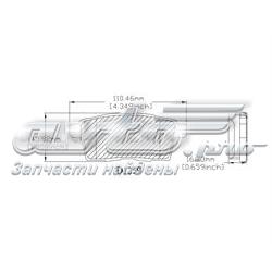 CMX1259 Friction Master sapatas do freio traseiras de disco