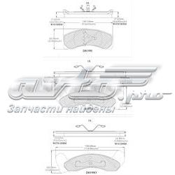Купить AD1059 Ford Колодки тормозные