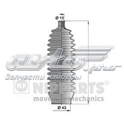 5652821010 Subaru bota de proteção do mecanismo de direção (de cremalheira)