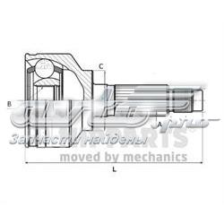 N2822168 Nipparts junta homocinética externa dianteira