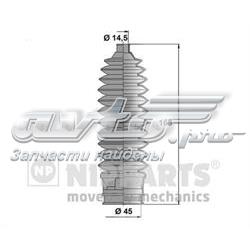 Bota de proteção do mecanismo de direção (de cremalheira) N2847012 Nipparts