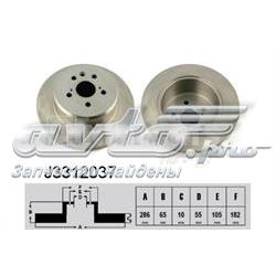 Диск заднього гальма J3312037 NIPPARTS