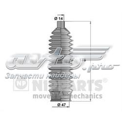 J2840504 Nipparts bota de proteção do mecanismo de direção (de cremalheira)