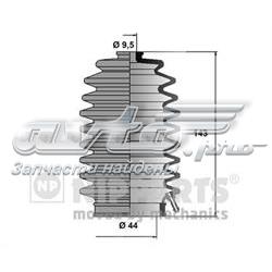 J2844002 Nipparts bota de proteção do mecanismo de direção (de cremalheira)