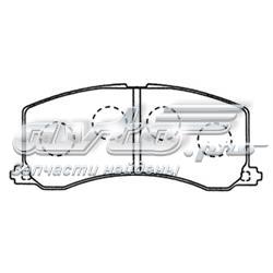 Передние тормозные колодки AKD9381 Akyoto