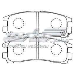 Задние тормозные колодки AKD1078 Akyoto