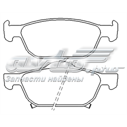 AKD8011 Akyoto Колодки передние