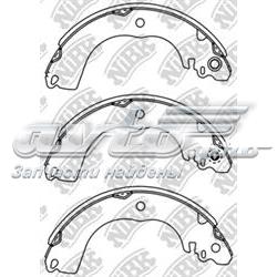 FN1267 Nibk sapatas do freio traseiras de tambor