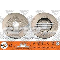 Передние тормозные диски RN1209 Nibk