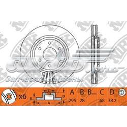 Тормоз дисковый передний Nibk RN1317 цена, от 37.96 USD