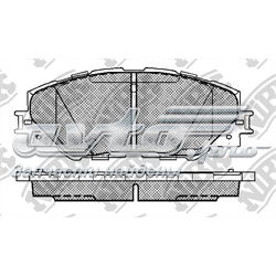 PN1530 Nibk Колодки передние