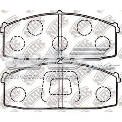 PN2013 Nibk sapatas do freio dianteiras de disco