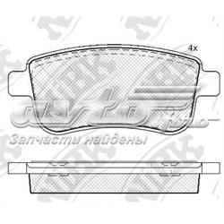 Купить PN0381 Nibk Колодки тормозные задние, дисковые