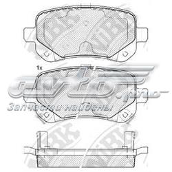 Купить PN53002 Nibk Колодки тормозные задние, дисковые
