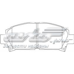 Передние тормозные колодки PN1362 Nibk