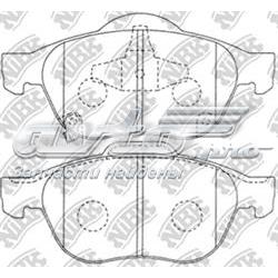 PN1236 Nibk Колодки передние