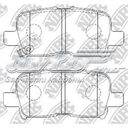 PN8803 Nibk sapatas do freio traseiras de disco