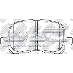 PN1302 Nibk sapatas do freio dianteiras de disco