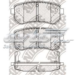PN0436 Nibk sapatas do freio traseiras de disco