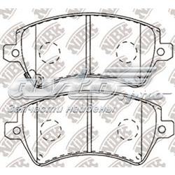 PN1224 Nibk sapatas do freio dianteiras de disco