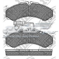 Задние тормозные колодки PN0073W Nibk