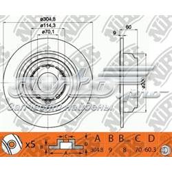 RN1407 Nibk Дисковый тормоз