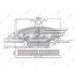 BD6301 Lynxauto sapatas do freio dianteiras de disco