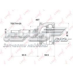 CO3696A Lynxauto junta homocinética externa dianteira